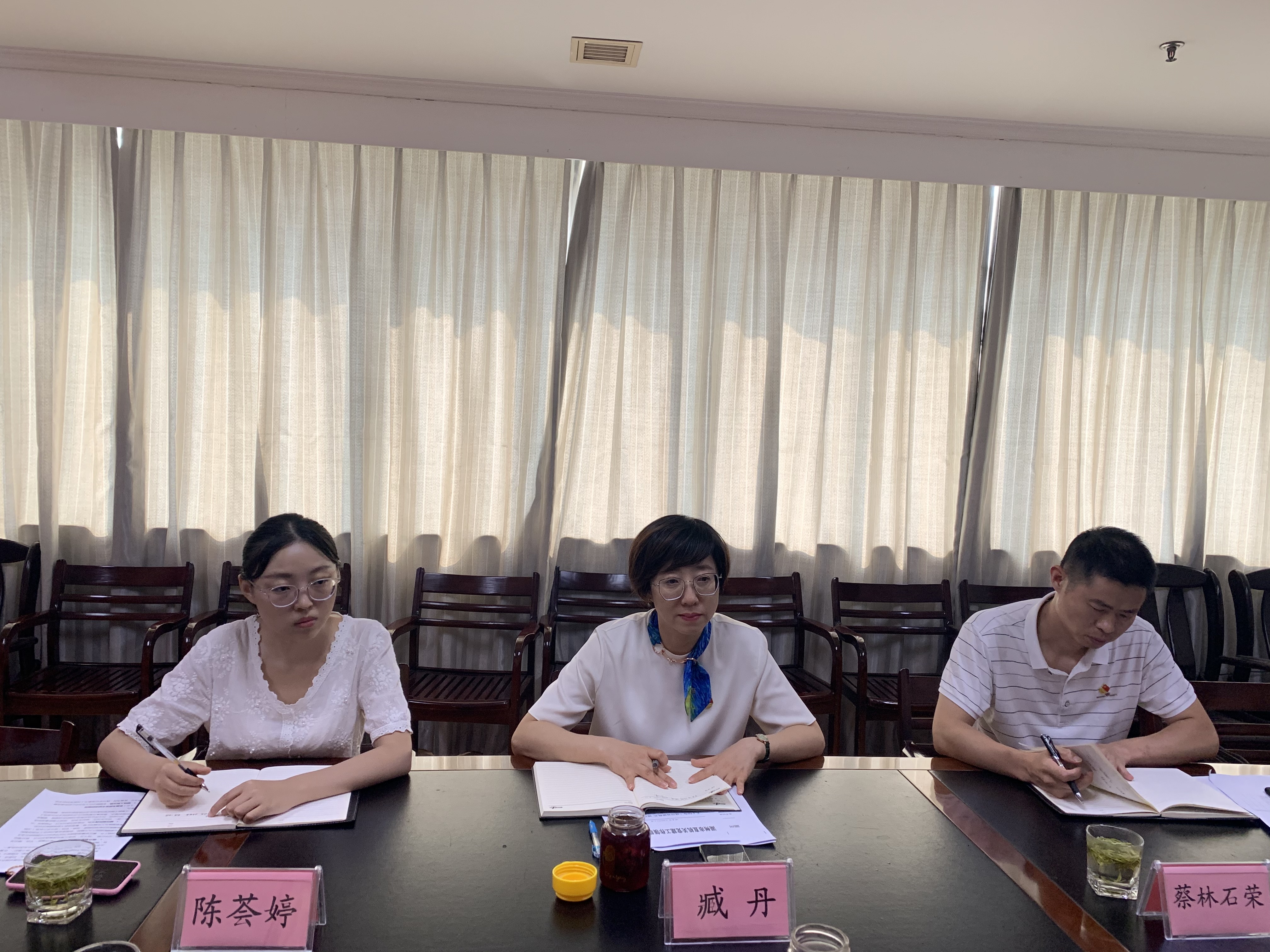 市直机关工委副书记臧丹一行来我部调研双创双建工作