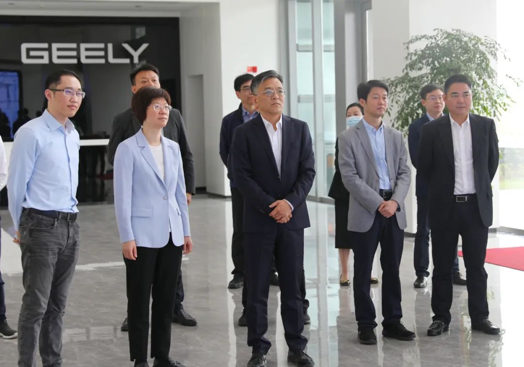 金凯一行先后前往吉利长兴整车项目,诺力智能装备,新能源产业创新