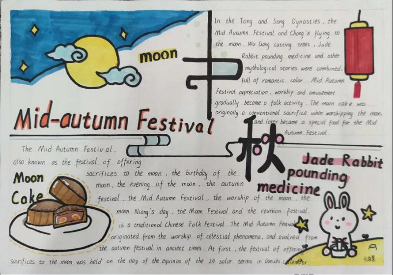 展现学子风采——千秋外国语学校举行初一,初二年级英语手抄报比赛