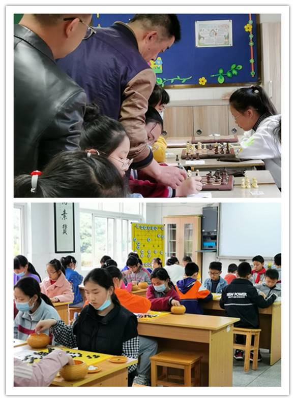 2021年南浔区第四届运动会青少年部三棋比赛菱湖实验小学举行