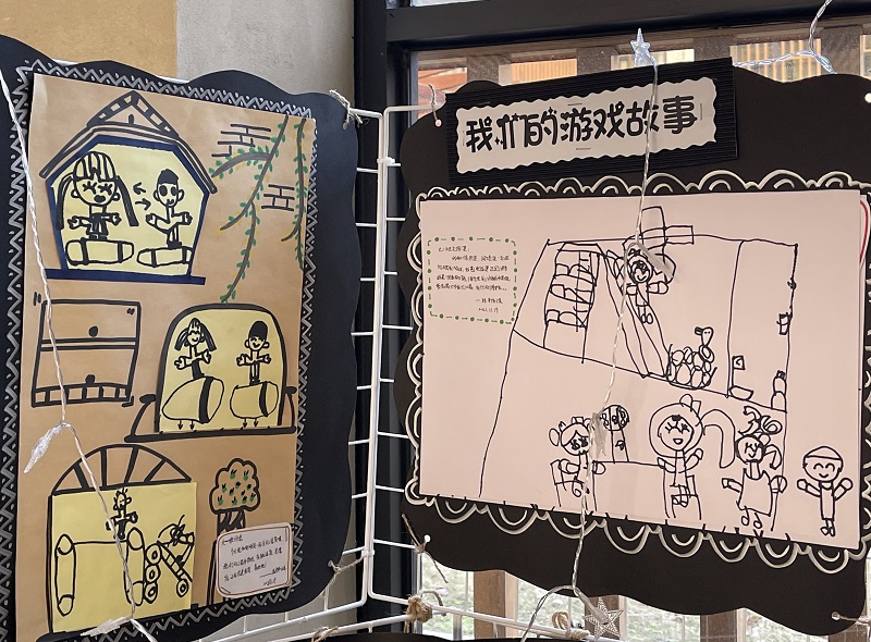 旧馆镇中心幼儿园开展"我的游戏故事"幼儿绘画比赛活动