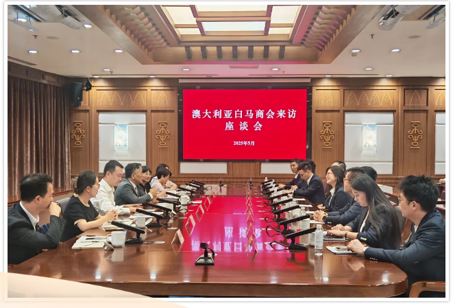 澳大利亚白马商会代表团来湖考察访问