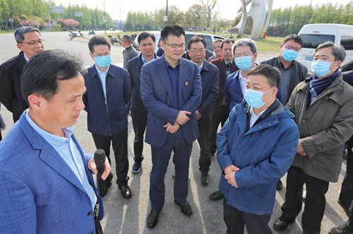 水利部副部长叶建春来长开展汛前检查活动