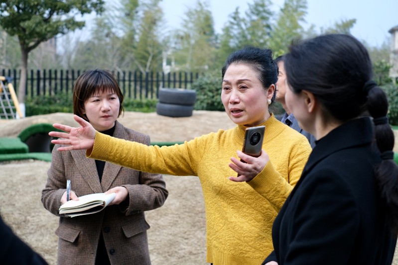 忽如一夜春风来游戏之花沿路开安吉游戏创始人程学琴主任来园指导